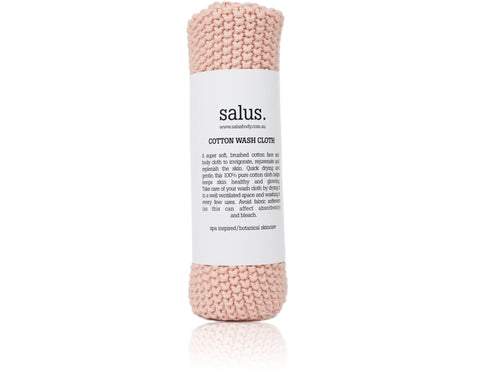Salus - Cotton Wash Cloth - Pink