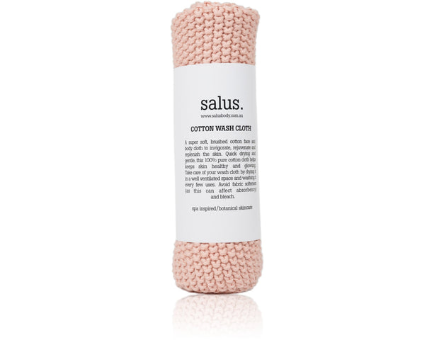 Salus - Cotton Wash Cloth - Pink