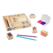 Melissa & Doug - Wooden Stamp Set - Princesses