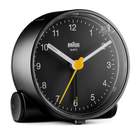 Braun - Classic Analogue Alarm Clock (BC01) - Black