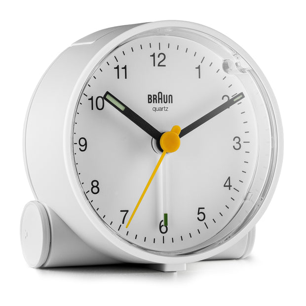 Braun - Classic Analogue Alarm Clock (BC01) - White