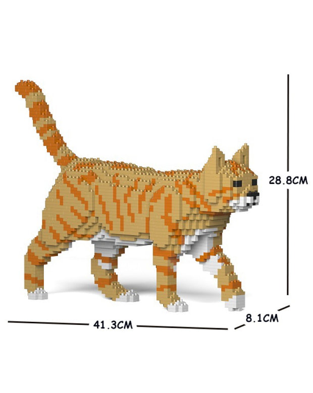 Jekca Building Blocks - Orange Tabby Cat