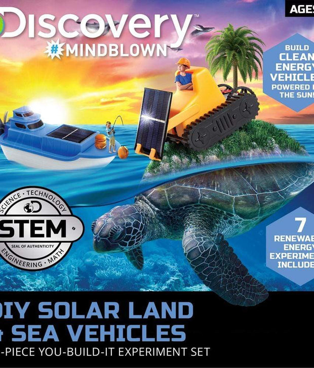 Discovery Kids -  Mindblown Kids DIY Solar Land and Sea Rover