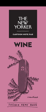 The New Yorker Cartoons Notepad - Wine