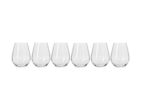 Harmony Stemless Wine Glass 400ML 6pc Gift Boxed
