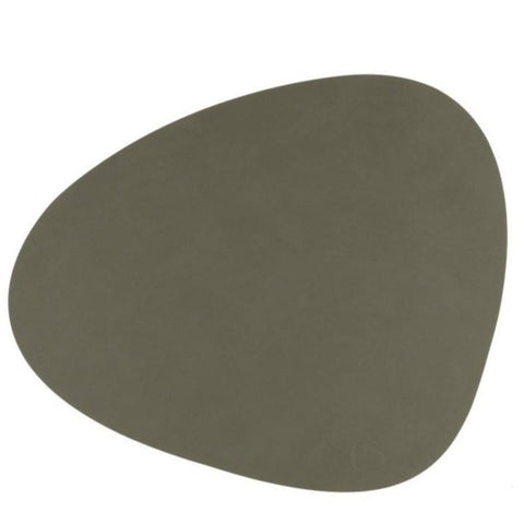 LIND DNA - Table Mat Curve Large - Nupo Army Green
