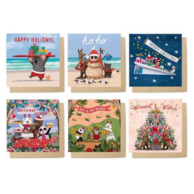 La La Land - Christmas Card Set - Christmas Critters