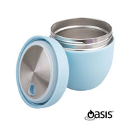 Oasis - Stainless Steel Double Wall Insulated Food Pod 470ml - Island Blue