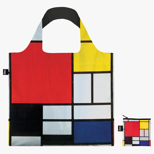 LOQI - Piet Mondrian: Composition w/ Red, Yellow, Blue & Black Tote Bag