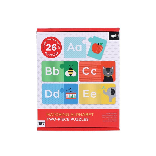 Petit Collage - Matching Alphabet Two-Piece Puzzle