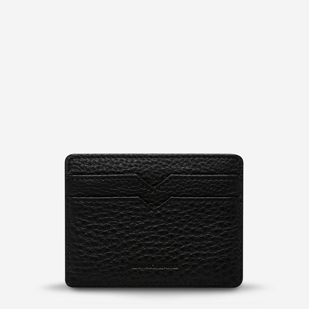 Status Anxiety - Together For Now Card Wallet: Smooth Black