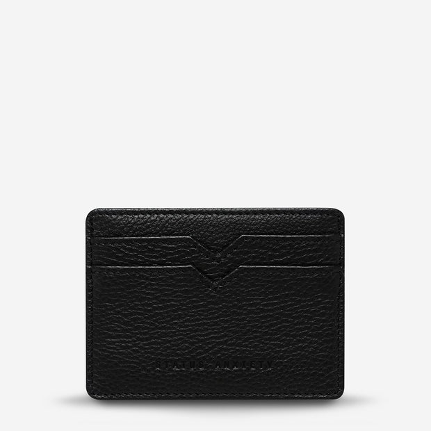 Status Anxiety - Together For Now Card Wallet: Smooth Black