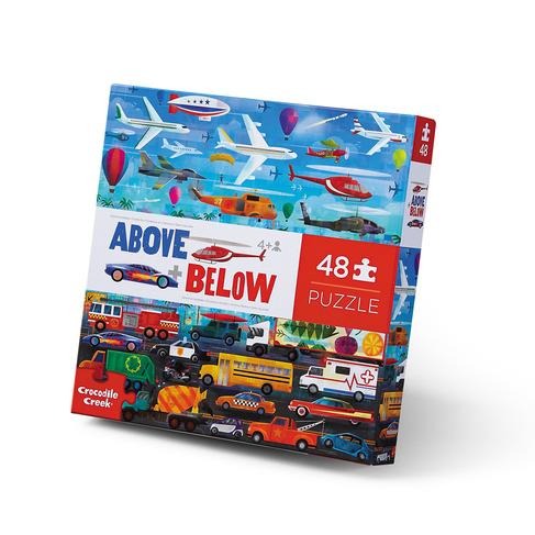 Crocodile Creek - 48pc Puzzle: Above & Below Things That Go