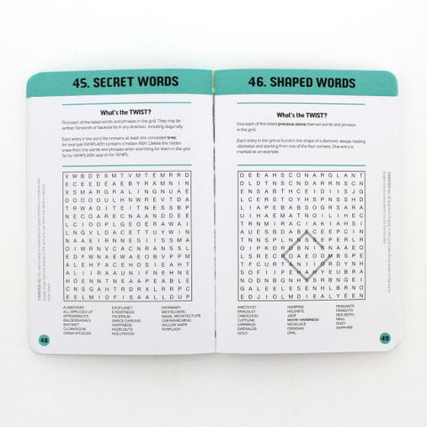 Ginger Fox - Puzzle Book - Twisted Wordsearch
