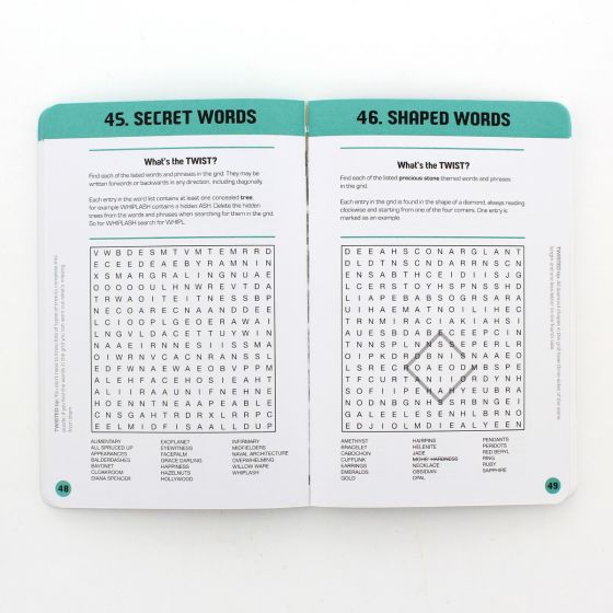 Ginger Fox - Puzzle Book - Twisted Wordsearch